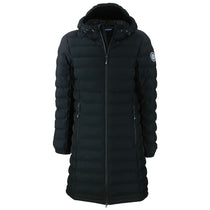 Cutter & Buck Women's Black Mission Ridge Repreve Eco Insulated Long Puffer Jacket