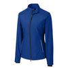 Cutter & Buck Women's Tour Blue WeatherTec Beacon Full Zip Jacket