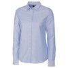 Cutter & Buck Women's Light Blue Long Sleeve Epic Easy Care Stretch Oxford Shirt