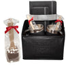Leeman Black Tuscany Journals and Coffee Cups Gift Set