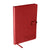Leeman Red Tuscany Journal with Magnetic Badge Closure