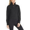 UNRL Women's Black LuxBreak Half-Zip Pullover