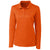 Clique Women's Orange Long Sleeve Spin Pique Polo