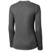 Clique Women's Black Heather Charge Active Tee Long Sleeve