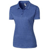 Clique Women's Blue Heather Charge Active Polo