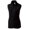 Clique Women's Black Summit Full Zip Microfleece Vest