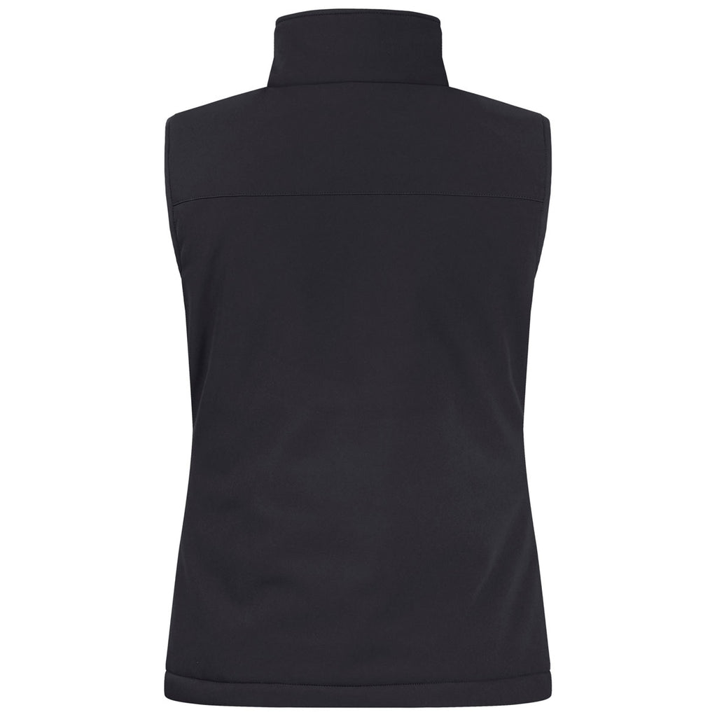 Clique Women's Black Equinox Insulated Softshell Vest