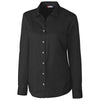 Clique Women's Black Long Sleeve Avesta Stain Resistant Twill