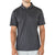 LinkSoul Men's Graphite Stanford Short Sleeve Button-Down Polo