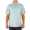 LinkSoul Men's Sage Stanford Short Sleeve Button-Down Polo