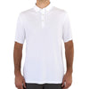 LinkSoul Men's White Stanford Short Sleeve Button-Down Polo