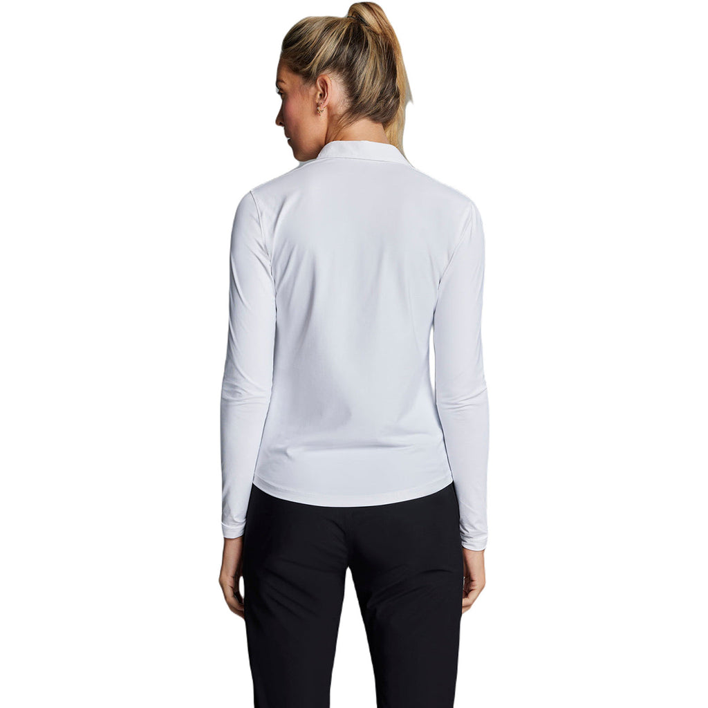 Greyson Women's Arctic White Scarlett Long Sleeve Polo