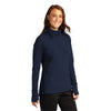 Sport-Tek Women's True Navy Sport-Wick Flex Fleece 1/4-Zip