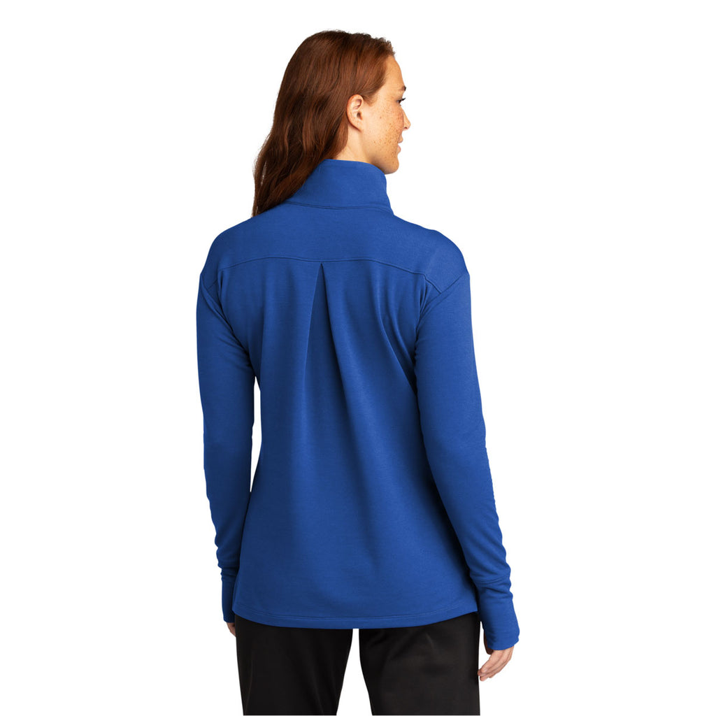 Sport-Tek Women's True Royal Sport-Wick Flex Fleece 1/4-Zip