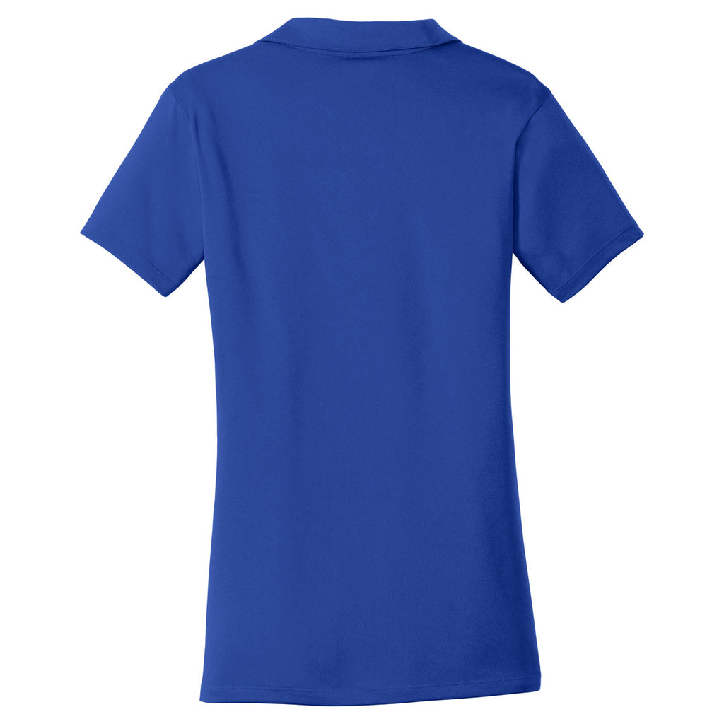 Sport-Tek Women's True Royal/Black Contrast PosiCharge Tough Polo