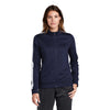 Sport-Tek Women's True Navy/White Tricot Track Jacket