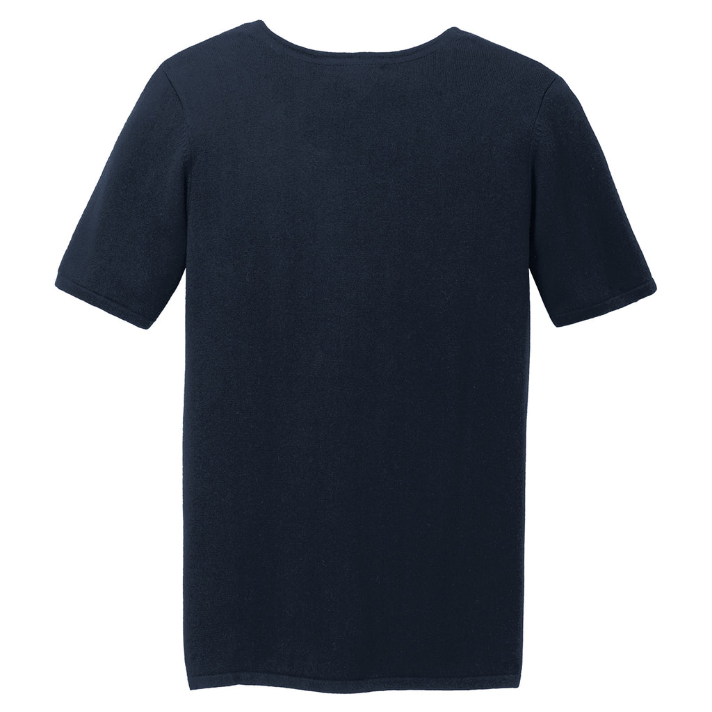 Port Authority Women's Navy Scoop Neck Sweater