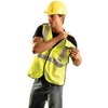 OccuNomix Men's Yellow Premium Flame Resistant 5-pt. Break-Away Solid Vest HRC 1