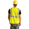 OccuNomix Yellow High Visibility Premium Solid 5-pt. Break-Away Safety Vest