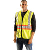 OccuNomix Yellow High Visibility Premium Solid Two-Tone Expandable Vests