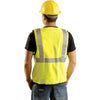 OccuNomix Men's Yellow High Visibility Classic Solid Standard Safety Vests