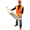 OccuNomix Men's Orange High Visibility Premium Solid/Mesh Gloss Safety Vest