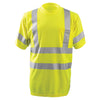 OccuNomix Men's Yellow Premium Dual Stripe Wicking T-Shirt