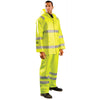 OccuNomix Men's Yellow Premium Flame Resistant Rain Jacket