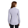 Port Authority Women's Gusty Grey/White Pincheck Easy Care Shirt