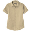 Port Authority Women's Wheat Short Sleeve SuperPro React Twill Shirt