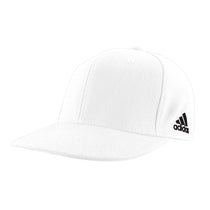 adidas White Flat Visor Flex