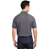 Harriton Men's Dark Charcoal Charge Snag and Soil Protect Polo