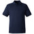 Harriton Men's Dark Navy Charge Snag and Soil Protect Polo