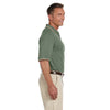 Harriton Men's Dill/Stone 6 oz. Short-Sleeve Pique Polo with Tipping