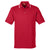Harriton Men's Red/White 6 oz. Short-Sleeve Pique Polo with Tipping