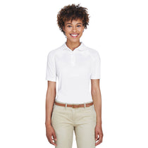 Harriton Women's White Tactical Performance Polo