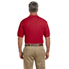 Harriton Men's Red 5 oz. Blend-Tek Polo