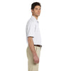 Harriton Men's White Micro-Pique Polo