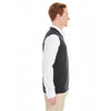 Harriton Men's Black Pilbloc V-Neck Sweater Vest