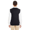 Harriton Women's Black Pilbloc V-Neck Sweater Vest