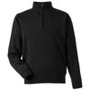 Harriton Unisex Black Pilbloc Quarter Zip Sweater