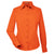 Harriton Women's Team Orange Easy Blend Long-Sleeve Twill Shirt with Stain-Release
