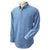 Harriton Men's Light Denim 6.5 oz. Long-Sleeve Denim Shirt