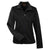 Harriton Women's Black Task Performance Fleece Full-Zip Jacket
