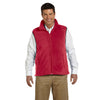 Harriton Men's Red 8 oz. Fleece Vest