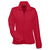 Harriton Women's Red 8 oz. Full-Zip Fleece