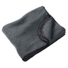 Harriton Charcoal 12.7 oz. Fleece Blanket