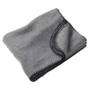 Harriton Grey Heather 12.7 oz. Fleece Blanket