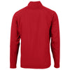 Cutter & Buck Men's Red Adapt Eco Knit Hybrid Recycled Full Zip Jacket