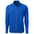 Cutter & Buck Men's Tour Blue Adapt Eco Knit Hybrid Recycled Full Zip Jacket